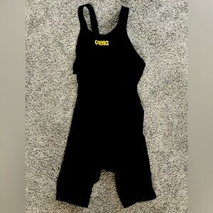 Arena Powerskin Carbon Air. Open back. Women size 28. One piece tech suit